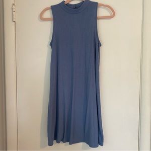 Mock Neck Swing Dress